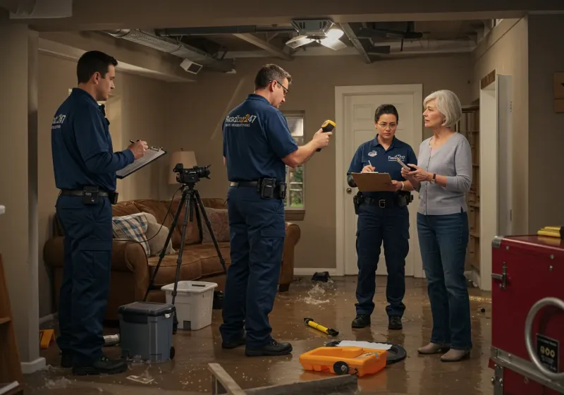 Water Damage Assessment and Insurance Documentation process in Rogers, TX